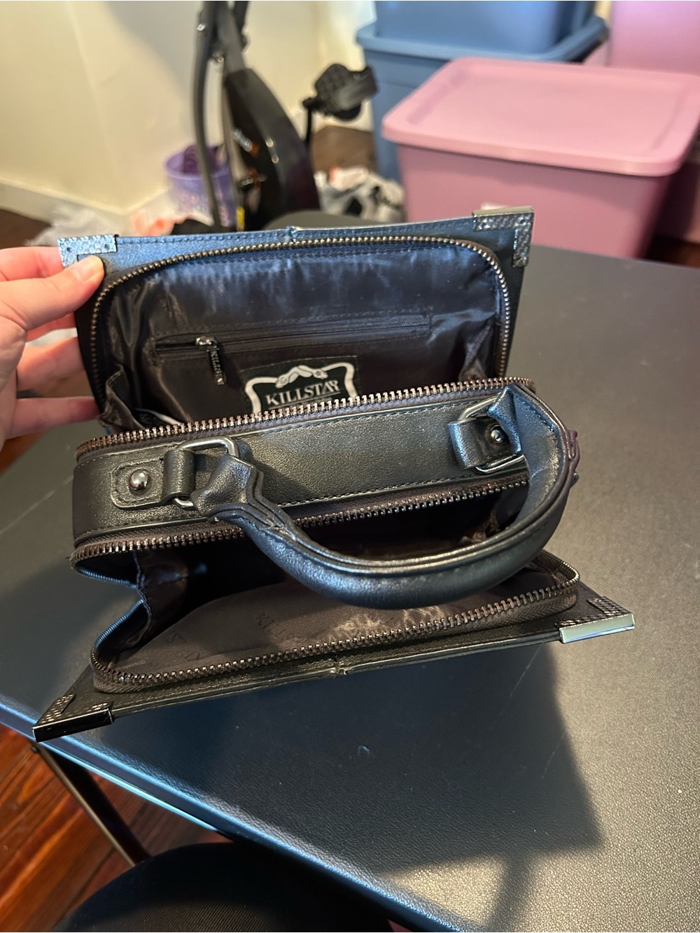Killstar Black 'Handbook for the Recently Deceased' Book-Style Handbag - Picture 7 of 9